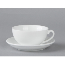 KC-00028 Haonai Conjunto de café branco de cerâmica barato